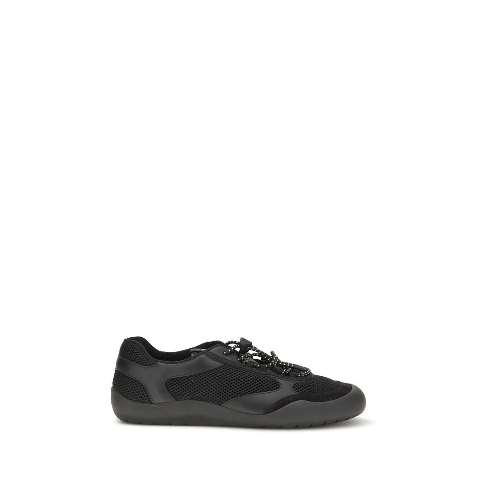 Prada Black Polyester Athletic Sneakers Prada