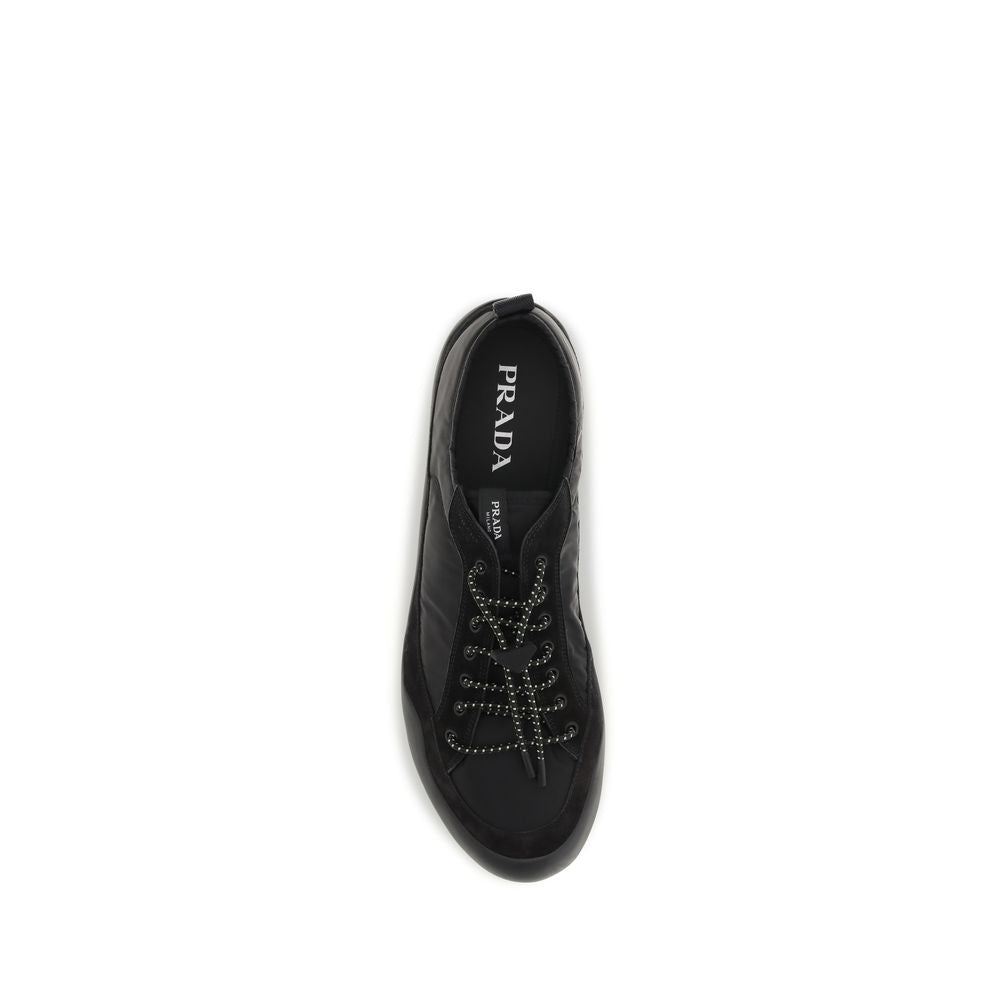 Prada Black Fabric Athletic Sneakers Prada