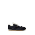 Prada Blue Calf Leather Bos Taurus Athletic Sneakers Prada