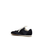 Prada Blue Calf Leather Bos Taurus Athletic Sneakers Prada