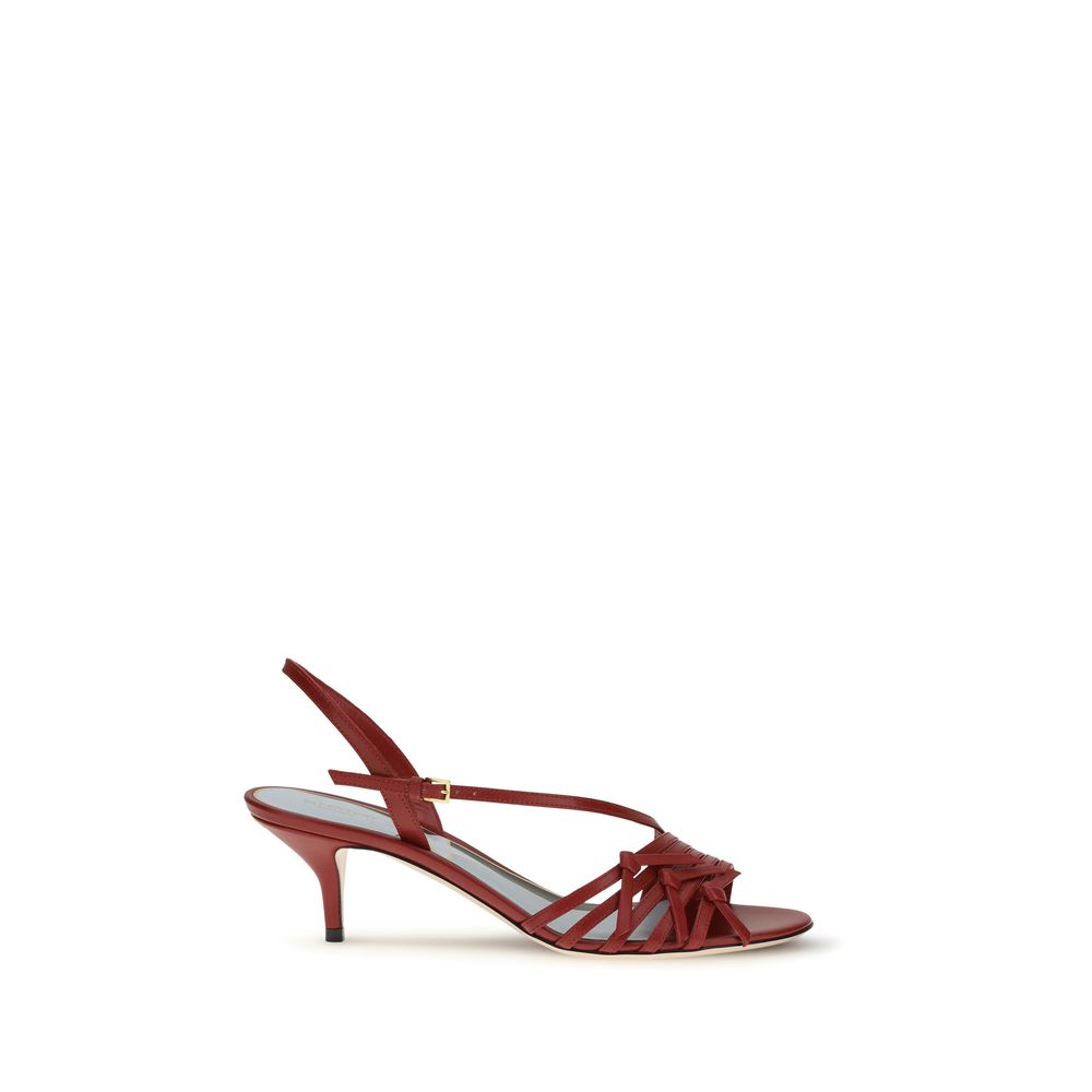 Valentino Garavani Multicolor Goatskin Strap-On Sandals Valentino Garavani