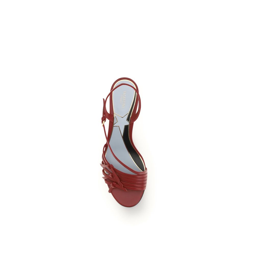 Valentino Garavani Multicolor Goatskin Strap-On Sandals Valentino Garavani