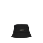 Valentino Garavani Black Cotton Bucket Hat Valentino Garavani