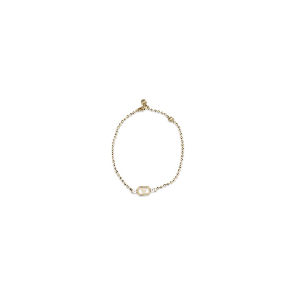 Valentino Garavani Gold Brass Bracelet Valentino Garavani