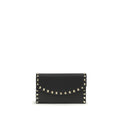 Valentino Garavani Black Calf Leather Bos Taurus Wallet Valentino Garavani