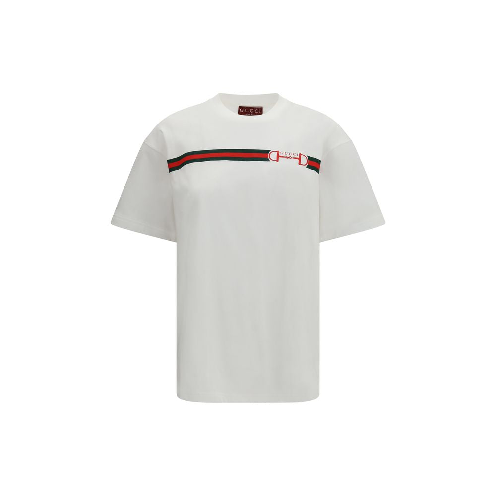 Gucci White Cotton T-Shirt Gucci