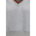 Gucci Gray Cotton Sweatshirt Gucci