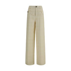Gucci Beige Cotton Dress Pants Gucci
