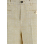Gucci Beige Cotton Dress Pants Gucci
