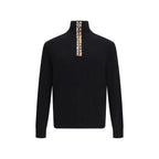 Burberry Black Wool Sweatshirt Burberry