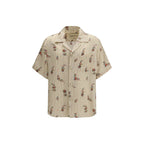 Valentino Multicolor Silk Pattern Shirt Valentino