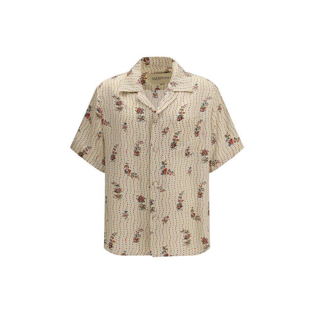Valentino Multicolor Silk Pattern Shirt Valentino