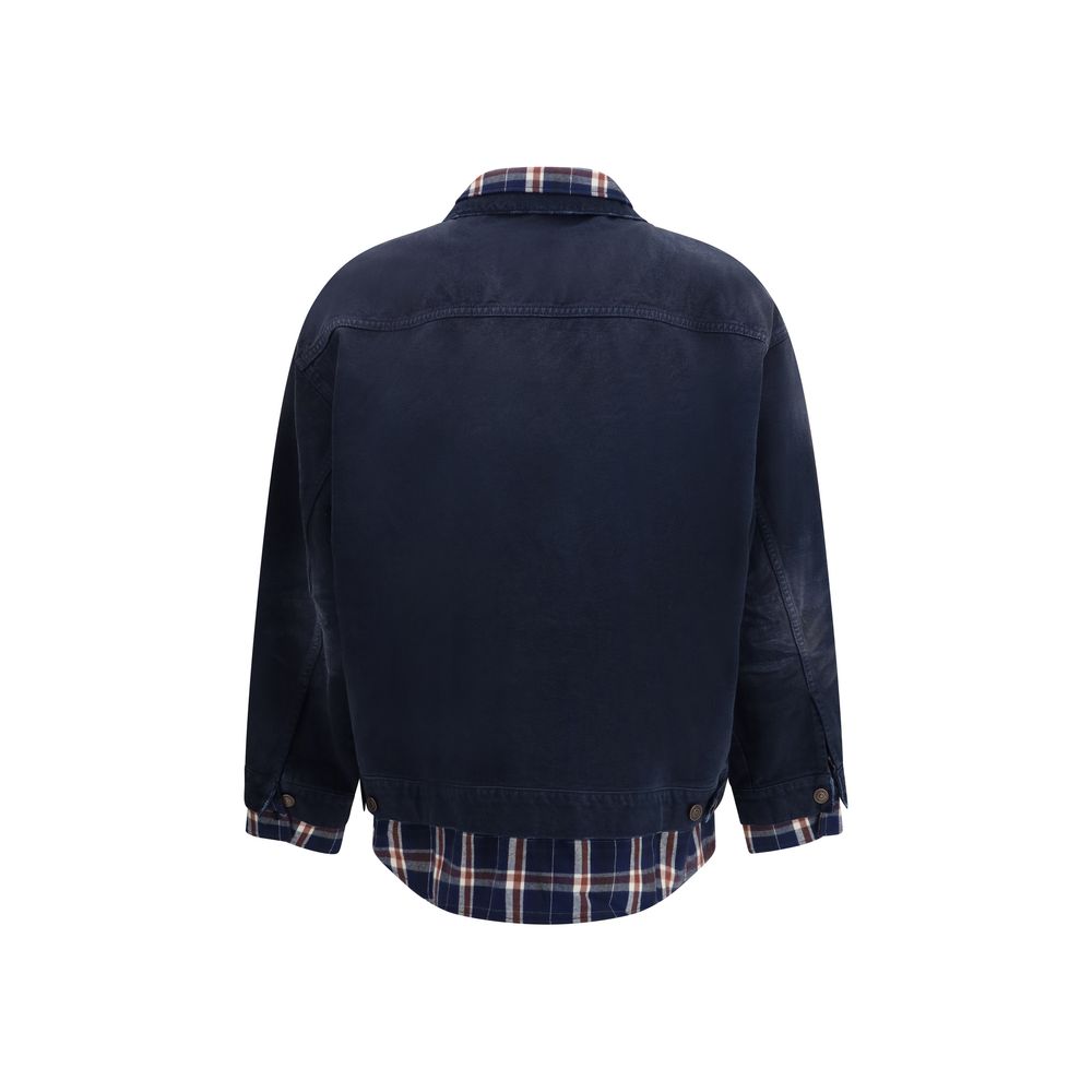 Balenciaga Blue Cotton Denim Jacket Balenciaga
