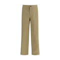 Burberry Beige Cotton Casual Pants Burberry