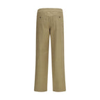 Burberry Beige Cotton Casual Pants Burberry