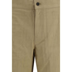 Burberry Beige Cotton Casual Pants Burberry