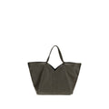 Saint Laurent Bicolor Calf Leather Bos Taurus Shoulder Bag Saint Laurent