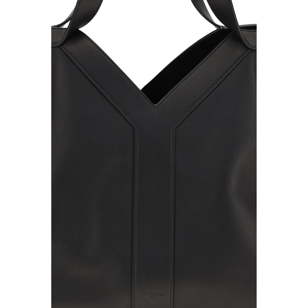 Saint Laurent Black Calf Leather Bos Taurus Shoulder Bag Saint Laurent