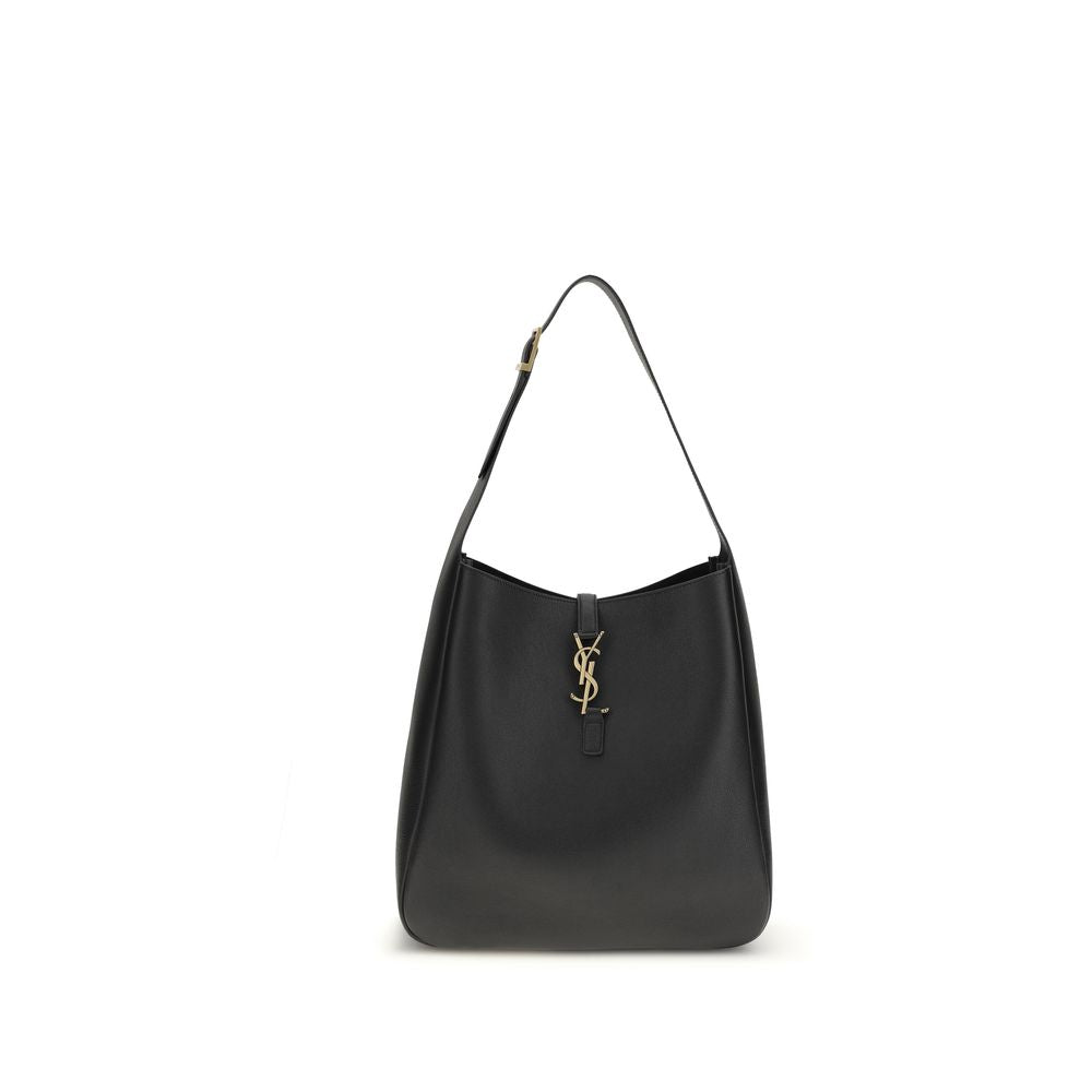Saint Laurent Black Calf Leather Bos Taurus Shoulder Bag Saint Laurent