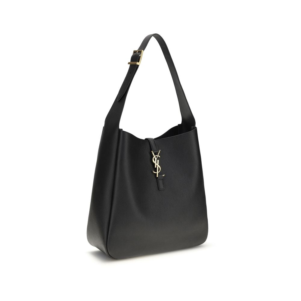 Saint Laurent Black Calf Leather Bos Taurus Shoulder Bag Saint Laurent