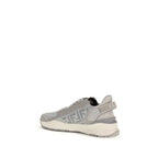 Fendi Gray Polyester Athletic Sneakers Fendi