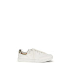 Burberry White Calf Leather Bos Taurus Low Top Sneakers Burberry