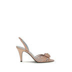 Valentino Garavani Beige Goatskin Stiletto Heel Sandals Valentino Garavani