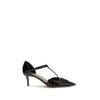Valentino Garavani Black Calf Leather Bos Taurus High Heel Pumps Valentino Garavani