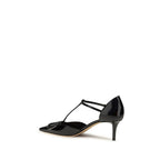 Valentino Garavani Black Calf Leather Bos Taurus High Heel Pumps Valentino Garavani