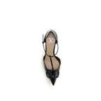 Valentino Garavani Black Calf Leather Bos Taurus High Heel Pumps Valentino Garavani