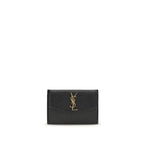 Saint Laurent Black Calf Leather Bos Taurus Wallet Saint Laurent