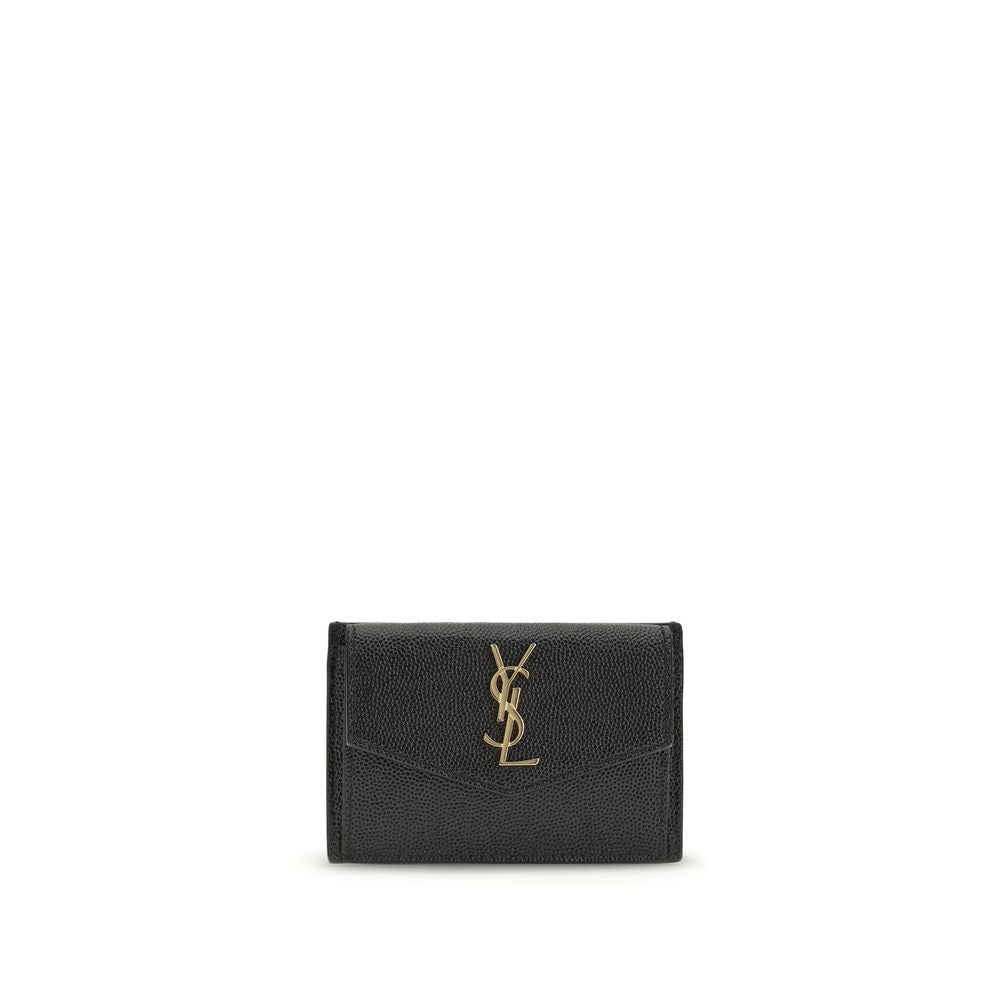 Saint Laurent Black Calf Leather Bos Taurus Wallet Saint Laurent