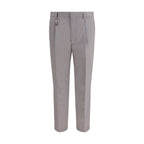 Prada Gray Cotton Dress Pants Prada