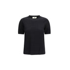 Fendi Black Viscose T-Shirt Fendi