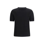 Fendi Black Viscose T-Shirt Fendi