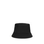 Prada Black Recycled Polyamide Bucket Hat Prada