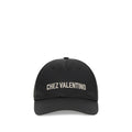 Valentino Garavani Black Cotton Cap (Baseball Hat) Valentino Garavani