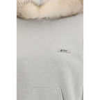Prada Gray Cotton Sweatshirt Prada