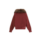 Prada Bordeaux Cotton Sweatshirt Prada