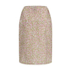 Prada Multicolor Nylon Midi Skirt Prada