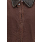 Prada Brown Cotton Coat Prada