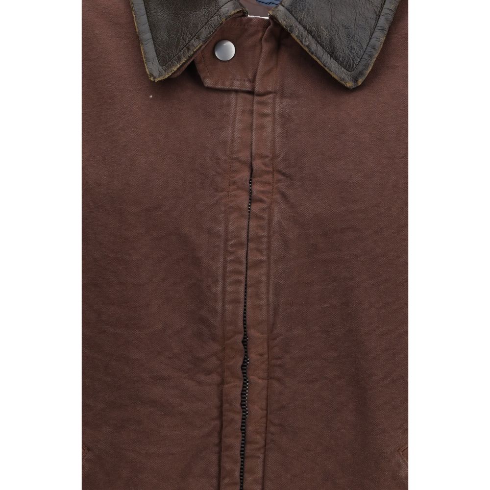 Prada Brown Cotton Coat Prada