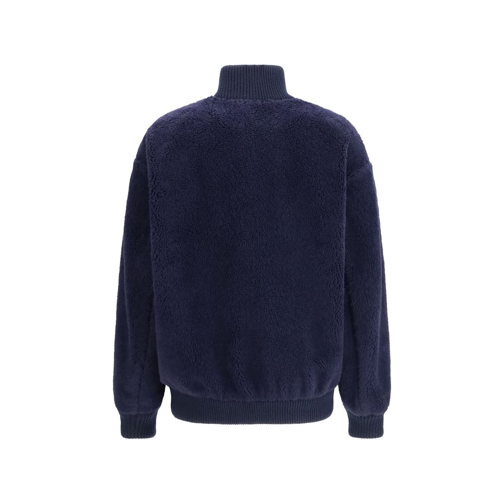 Prada Blue Polyamide Full-Length Jacket Prada