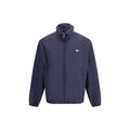 Prada Blue Recycled Polyamide Shell Jacket Prada