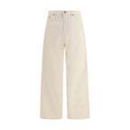 Valentino Beige Cotton Casual Pants Valentino