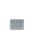 Valentino Garavani Blue Calf Leather Bos Taurus Wallet Valentino Garavani
