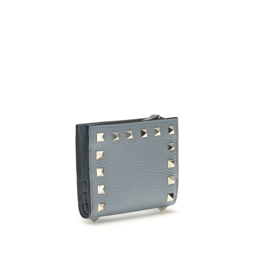 Valentino Garavani Blue Lamb Ovis Aries Aries Wallet Valentino Garavani