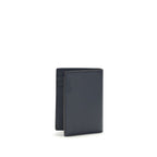 Valentino Garavani Blue Calf Leather Bos Taurus Wallet Valentino Garavani