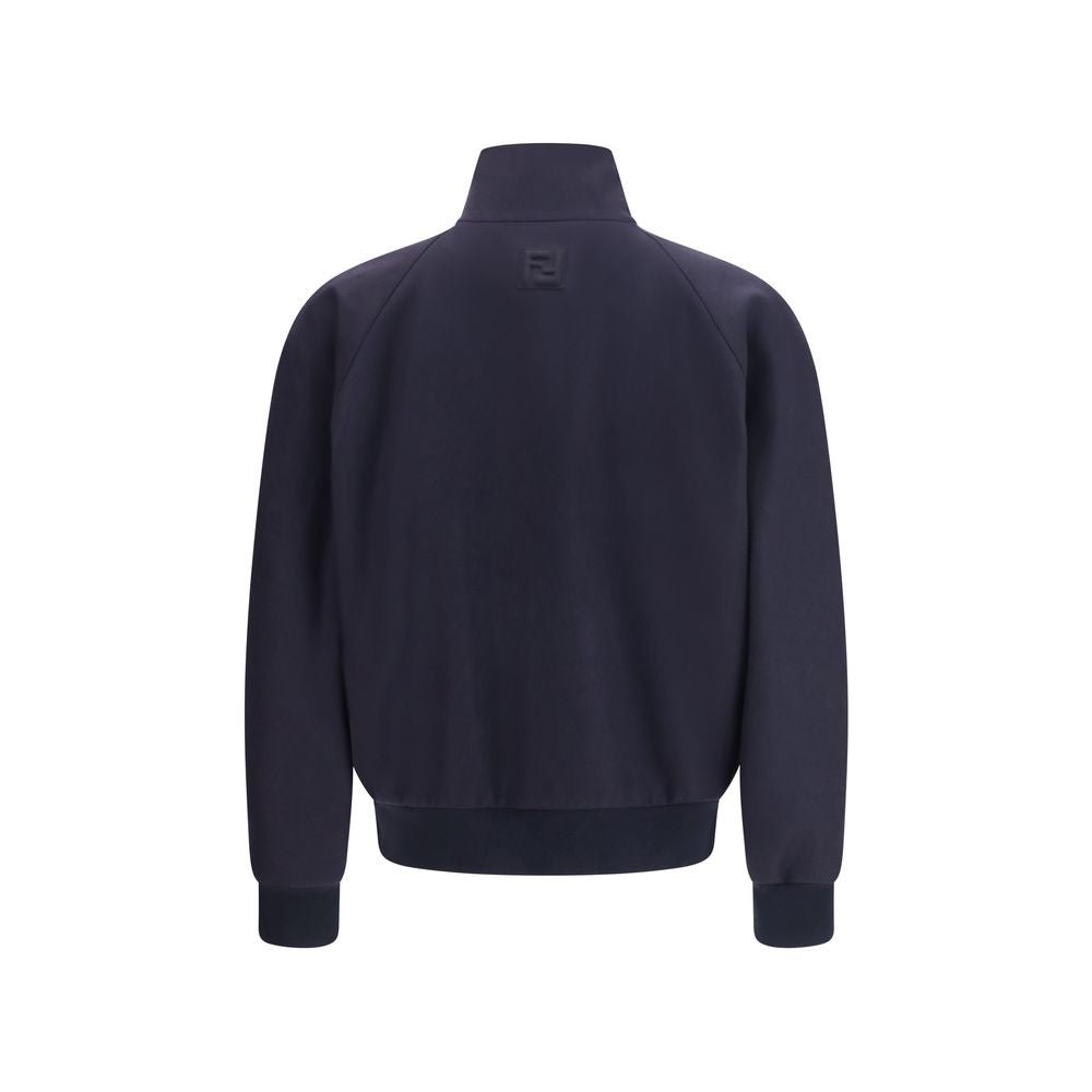Fendi Blue Cashmere Bomber Fendi
