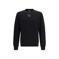 Fendi Black Wool Oves Aries Sweatshirt Fendi